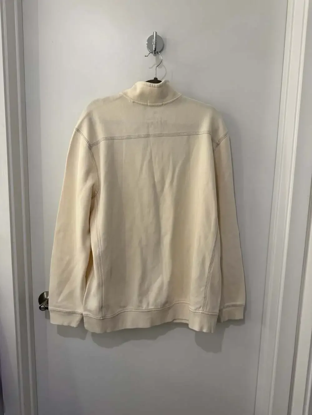 Tommy Bahama Tobago Bay Half-Zip Pullover Sweatshirt in Ivory
